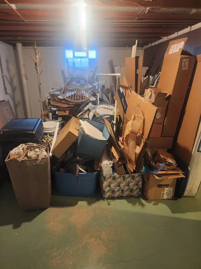 Roll-off dumpster container at job site for 40 Yard Dumpster Rental in Saranap